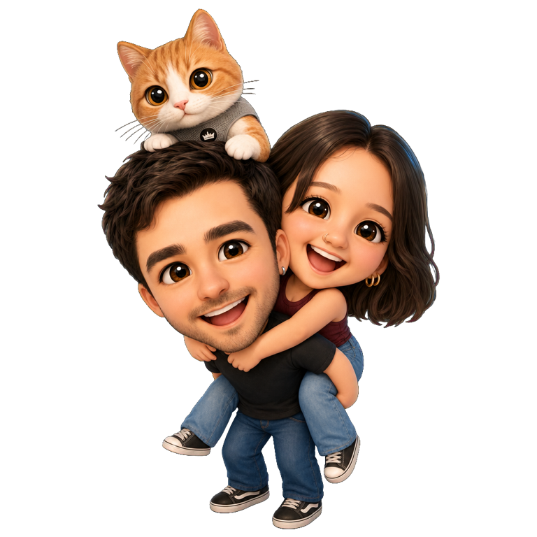 lil couple sticker example