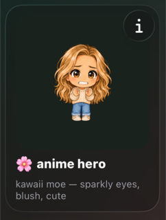 the anime hero vibe